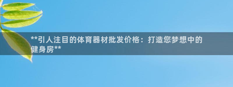 极悦官网的登录方法是什么：**引人注目的体育器材批发