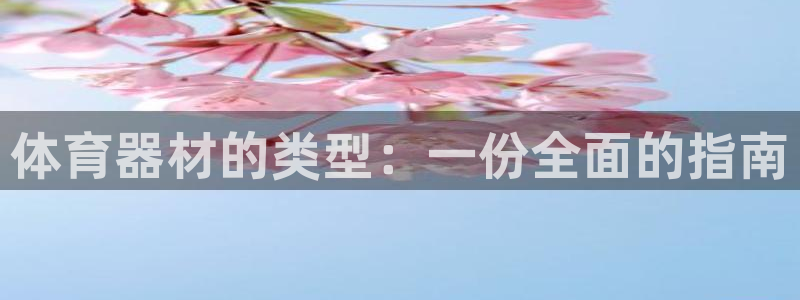 极悦平台安全吗是真的吗：体育器材的类型：一份全面的指