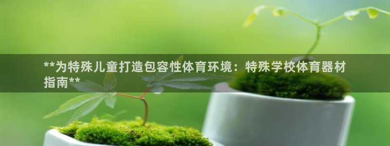 极悦平台官网登录网址是什么：**为特殊儿童打造包容性