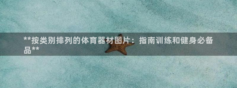 苏州极悦信息科技有限公司：**按类别排列的体育器材图