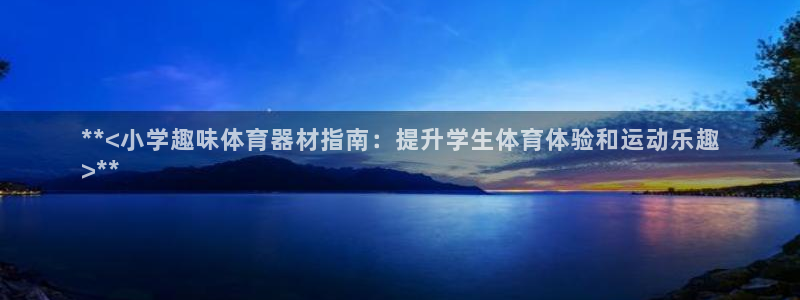 极悦平台官网登录入口网址：**<小学趣味体育器材指南