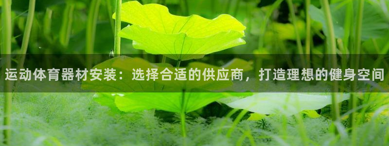 极悦平台注册登录入口：运动体育器材安装：选择合适的供