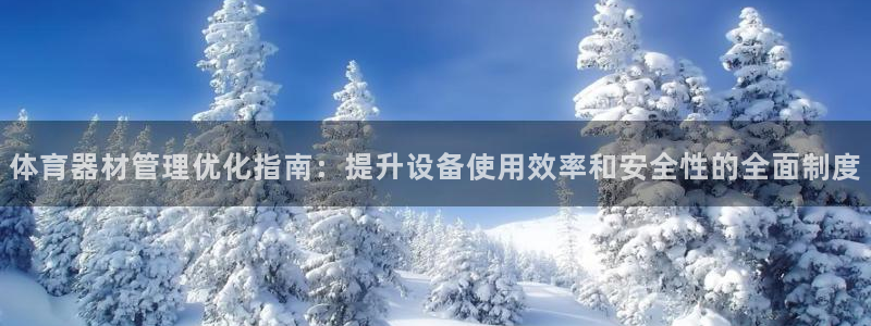 极悦平台官方网站入口链接：体育器材管理优化指南：提升