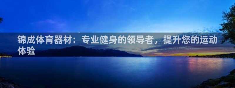 极悦平台登录入口注册：锦成体育器材：专业健身的领导者