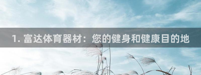 极悦娱乐的背景和历史背景是什么：1. 富达体育器材：
