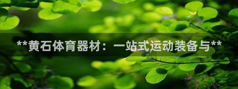 极悦平台网址AGHF8点C0M：**黄石体育器材：一