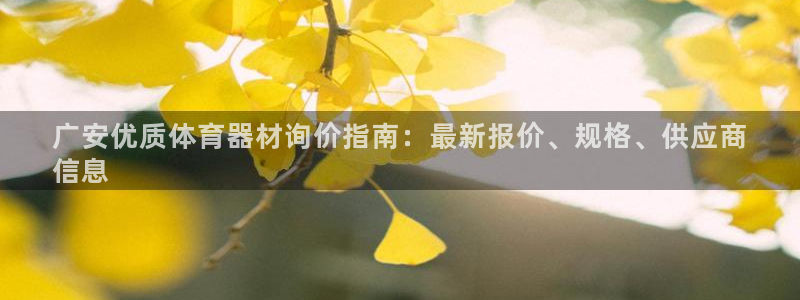 极悦平台官方网站首页登录：广安优质体育器材询价指南：