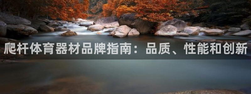 极悦平台注册流程详解视频：爬杆体育器材品牌指南：品质