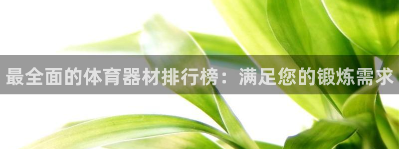 极悦平台注册失败如何解决：最全面的体育器材排行榜：满